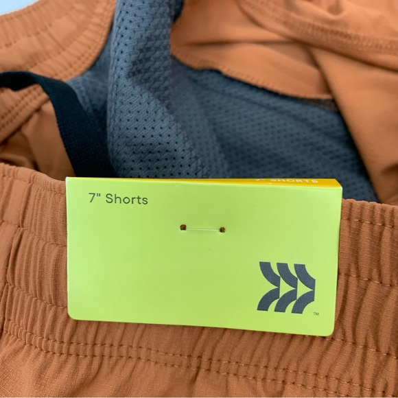 All In Motion Dark Orange Lightweight Athletic Stretch Woven Shorts Nwt Sz Small - Picture 11 of 15